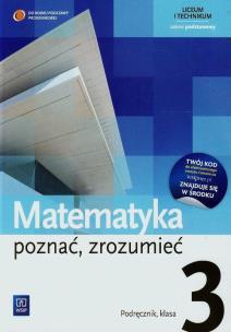 Okładka książki Matematyka LO Poznać... 3 podr Z.P NPP w.2014 WSiP