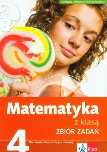 Okładka książki Matematyka z klasą 4 Zbiór zadań
