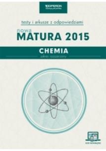 Okładka książki Matura 2015 Chemia Testy i Arkusze OPERON