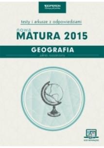 Okładka książki Matura 2015 Geografia Testy i Arkusze OPERON