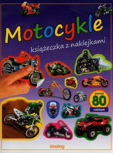 Okładka książki Motocykle Książeczka z naklejkami