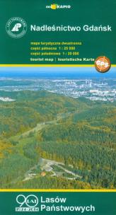 Opakowanie Nadleśnictwo Gdańsk mapa turystyczna 1:25 000