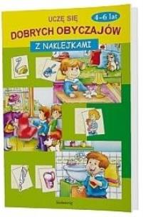 Okładka książki Naklejanki - Uczę się dobrych obyczajów SIEDMIORÓG