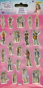 Okładka książki Naklejki wypukłe świecące Violetta