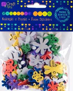 Okładka książki Naklejki z pianki  motyle i ważki 120 szt