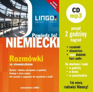 Okładka książki Niemiecki Rozmówki + audiobook MP3