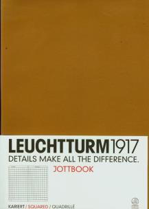 Opakowanie Notatnik A4 w kratkę karmelowy