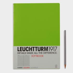 Opakowanie Notatnik A4 w kratkę limonkowy