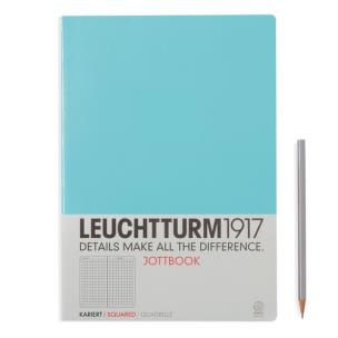 Opakowanie Notatnik A4 w kratkę turkusowy