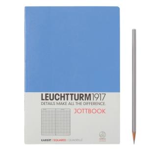 Opakowanie Notatnik Medium w kratkę chabrowy