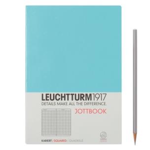 Opakowanie Notatnik Medium w kratkę turkusowy