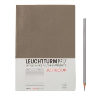 Opakowanie Notatnik Medium w linie szarobrązowy