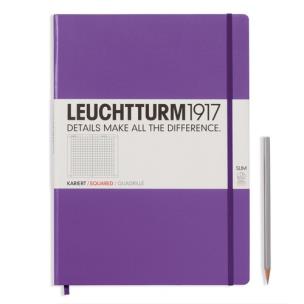 Opakowanie Notes Master Slim w kratkę fioletowy