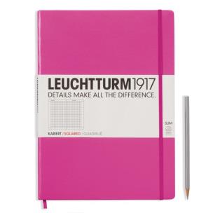 Opakowanie Notes Master Slim w kratkę różowy