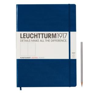 Opakowanie Notes Master Slim w kropki granatowy