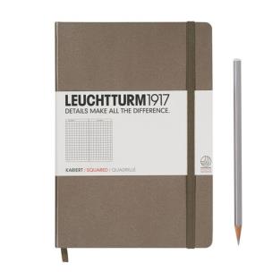 Opakowanie Notes Medium w kratkę szarobrązowy