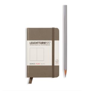 Okładka książki Notes Mini gładki szarobrązowy