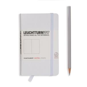 Opakowanie Notes Pocket w kropki biały