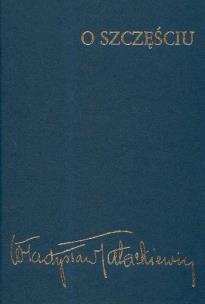 Okładka książki O szczęściu