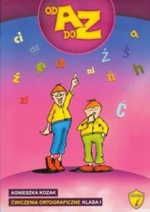 Okładka książki Od A do Z kl. 1 - Ćwiczenia ortograficzne DIDASKO