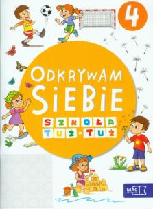 Okładka książki Odkrywam siebie Szkoła tuż-tuż Karty pracy Część 4