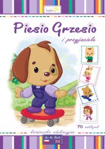 Okładka książki Piesio Grzesio i przyjaciele. (+70 naklejek)