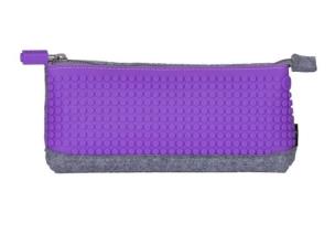Opakowanie Piórnik tuba Pixel Bags szaro-fioletowy