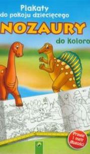 Okładka książki Plakaty do kolorowania - Dinozaury