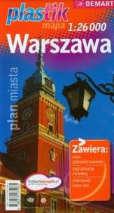 Okładka książki Plan miasta - Warszawa PLASTIK  DEMART