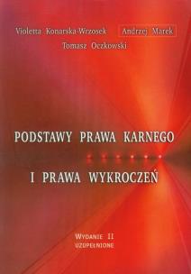 Okładka książki Podstawy prawa karnego i prawa wykroczeń