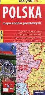 Opakowanie Polska mapa kodów pocztowych