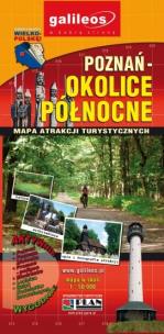 Okładka książki Poznań- okolice północne. Mapa turystyczna
