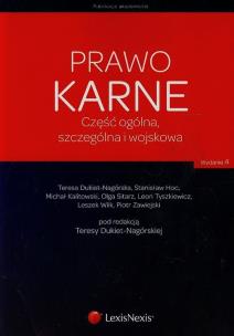 Okładka książki Prawo karne Część ogólna szczególna i wojskowa