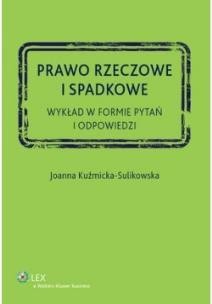 Okładka książki Prawo rzeczowe i spadkowe