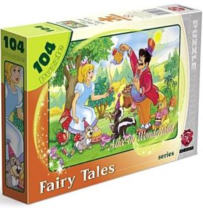 Opakowanie Puzzle 104 - Alicja w krainie czarów MAXIM
