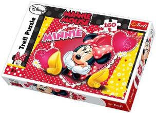 Okładka książki Puzzle 160 Myśląca Minnie TREFL