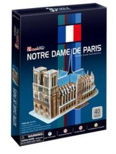 Okładka książki Puzzle 3D Katedra Notre Dame w Paryżu 40