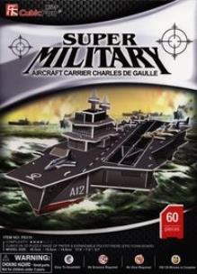 Okładka książki Puzzle 3D Lotniskowiec Charles De Gaule