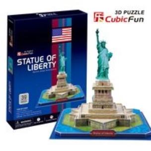 Okładka książki Puzzle 3D statua wolności