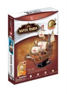Okładka książki Puzzle 3D Żaglowiec Santa Maria 113