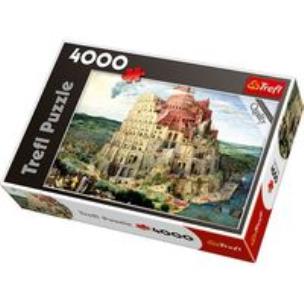 Okładka książki Puzzle 4000 Wieża Babel