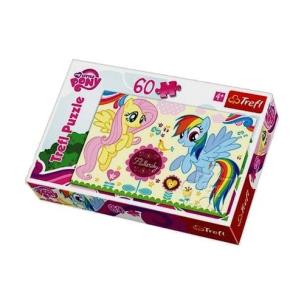 Okładka książki Puzzle 60 My Little Pony - Wesołe miasteczko TREFL