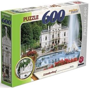 Okładka książki Puzzle 600 - Linderhof Niemcy MAXIM