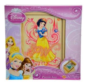 Opakowanie Puzzle drewniane w pudełku 49 elementów Princess