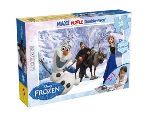 Opakowanie Puzzle dwustronne Maxi 35 Frozen