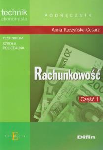 Okładka książki Rachunkowośc cz.1 w.2011 DIFIN