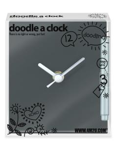 Opakowanie Rysunkowy zegar czarny