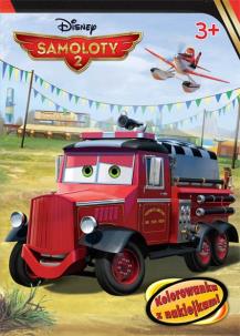 Okładka książki Samoloty 2. Kolorowanka z naklejkami