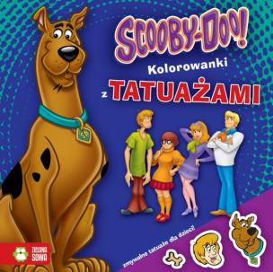Okładka książki Scooby-Doo. Kolorowanki z tatuażami