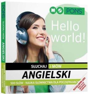 Okładka książki Słuchaj i mów Angielski 500 słów PONS
